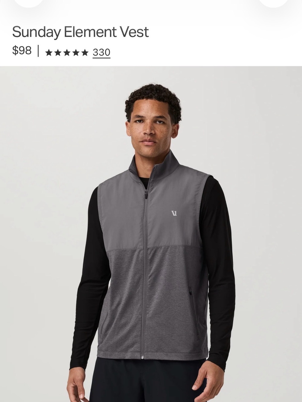 Sunday Element Vest - Gray